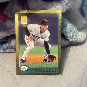 Giants Bill Mueller Baseball Card 1284/2001 #85 limited edition